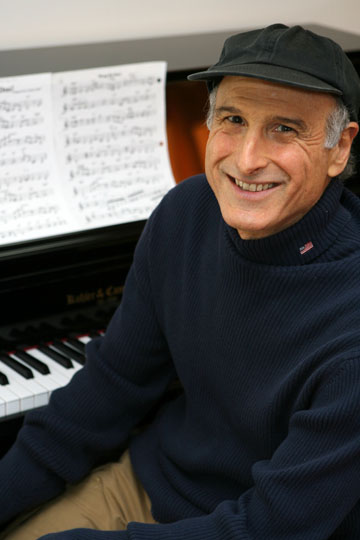 Greg Alper in his home studio in Pacific Palisades.